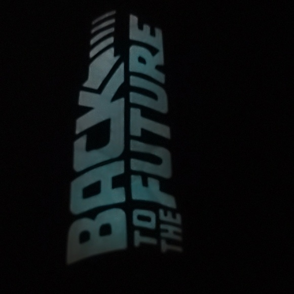 Back To The Future Graphic T Shirt Glow in the Dark Black Unisex Size 2XL - Picture 13 of 13